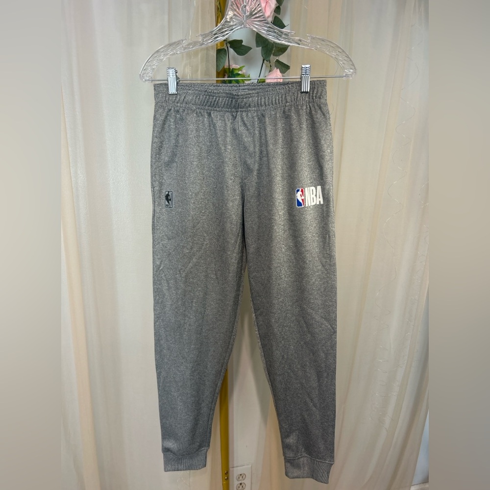 NBA Youth Jogger Sweatpants Size 14-16 Gray Athletic Pants Basketball